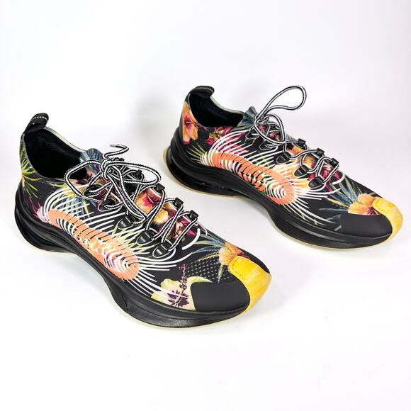 Gucci Technical Knit Floral Run Sneaker - Men’s 10 - Picture 3 of 8